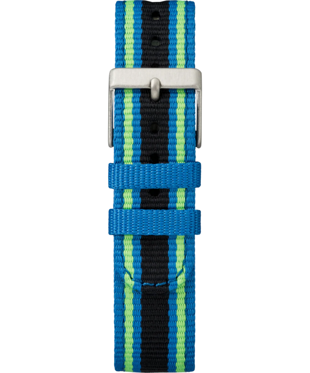 TIMEX TIME MACHINES® 35mm Double Layer Fabric Strap Watch - Image 3