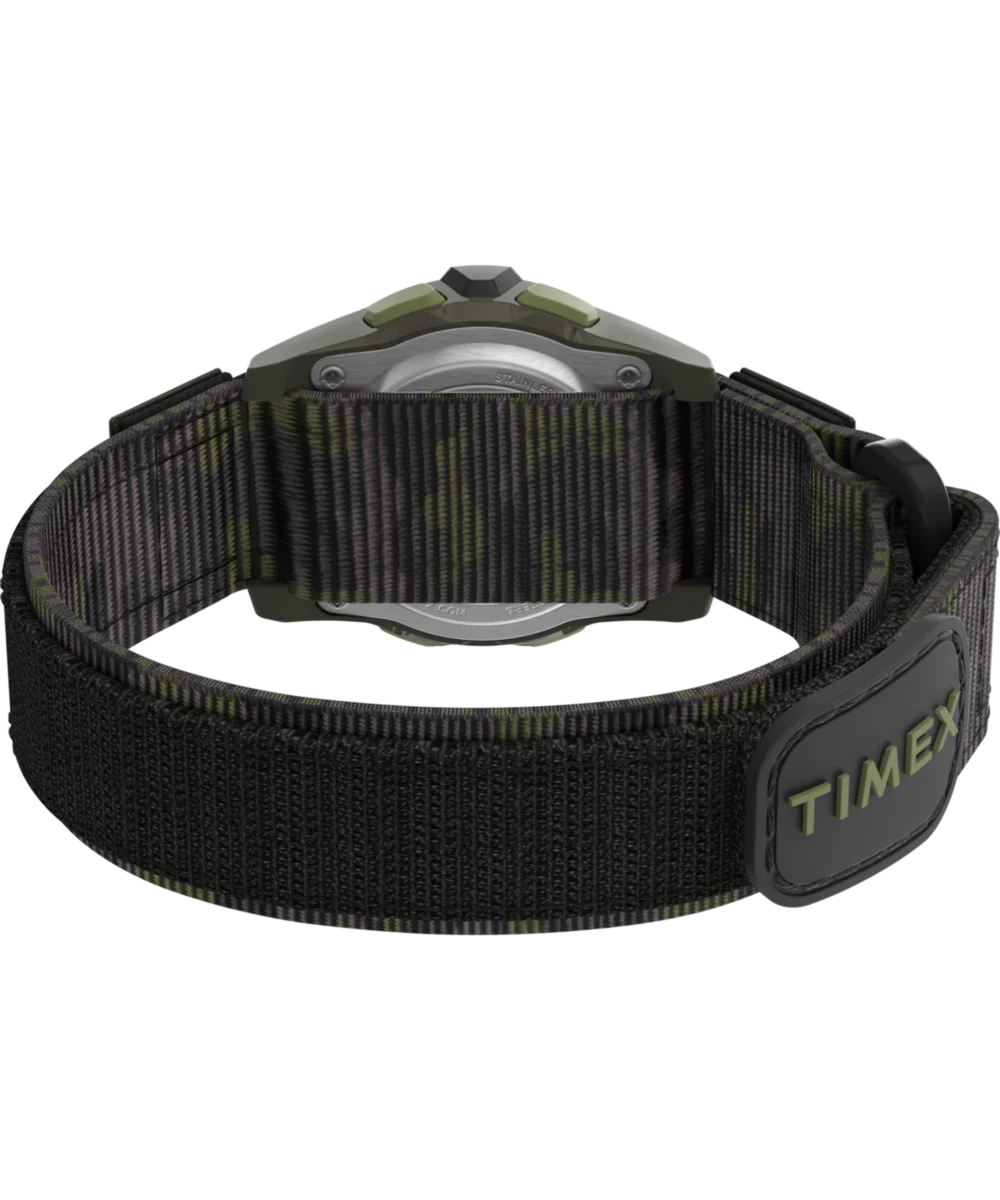 TIMEX TIME MACHINES® 35mm Green/Brown Camo Fast Wrap® Kids Digital Watch - Image 5