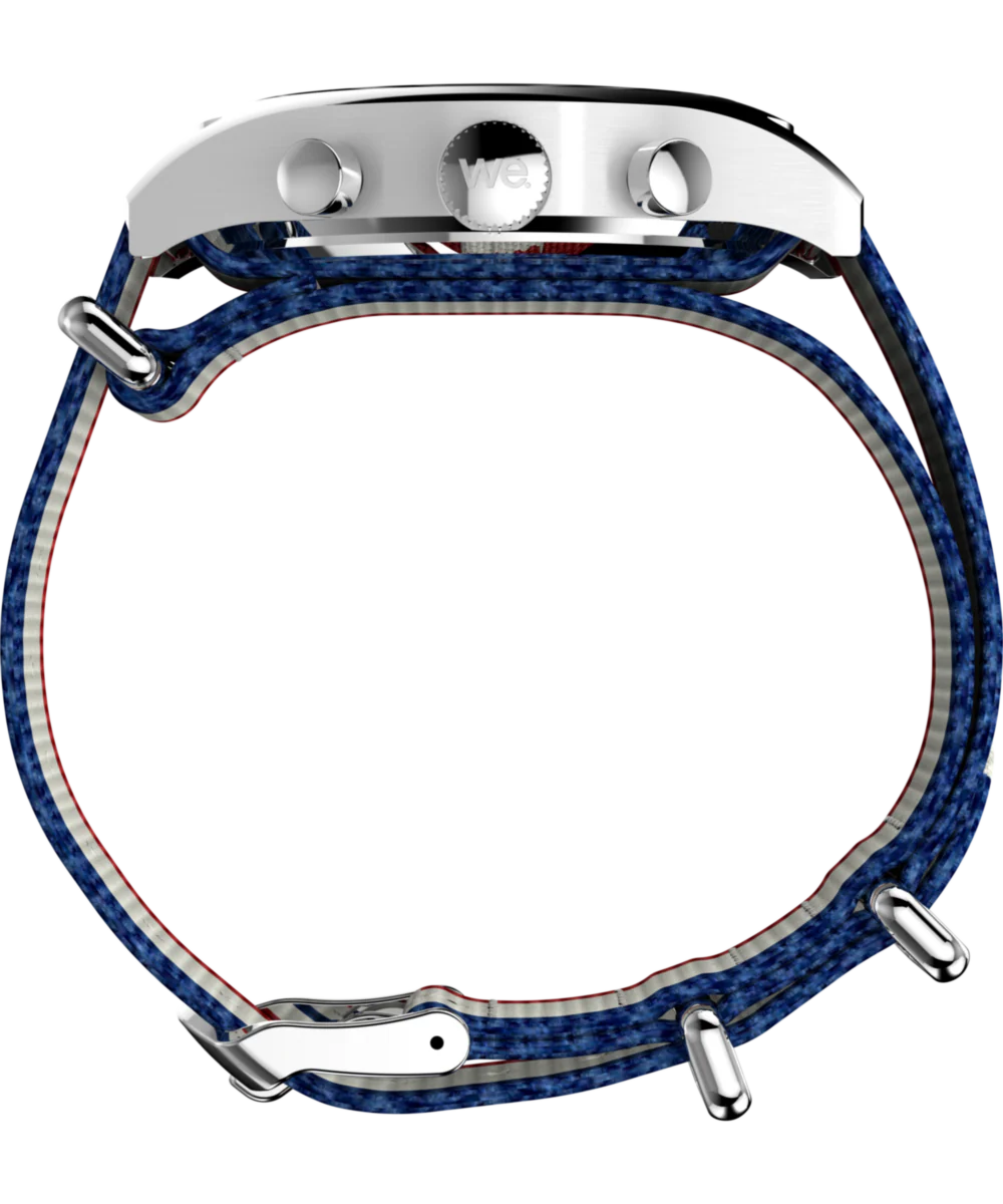 Timex Weekender New England Chronograph 40mm Eco-Conscious Fabric Strap Watch - Image 2