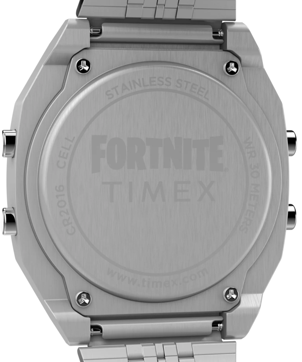 Timex x Fortnite T80 36mm Stainless Steel Bracelet Watch - Image 4