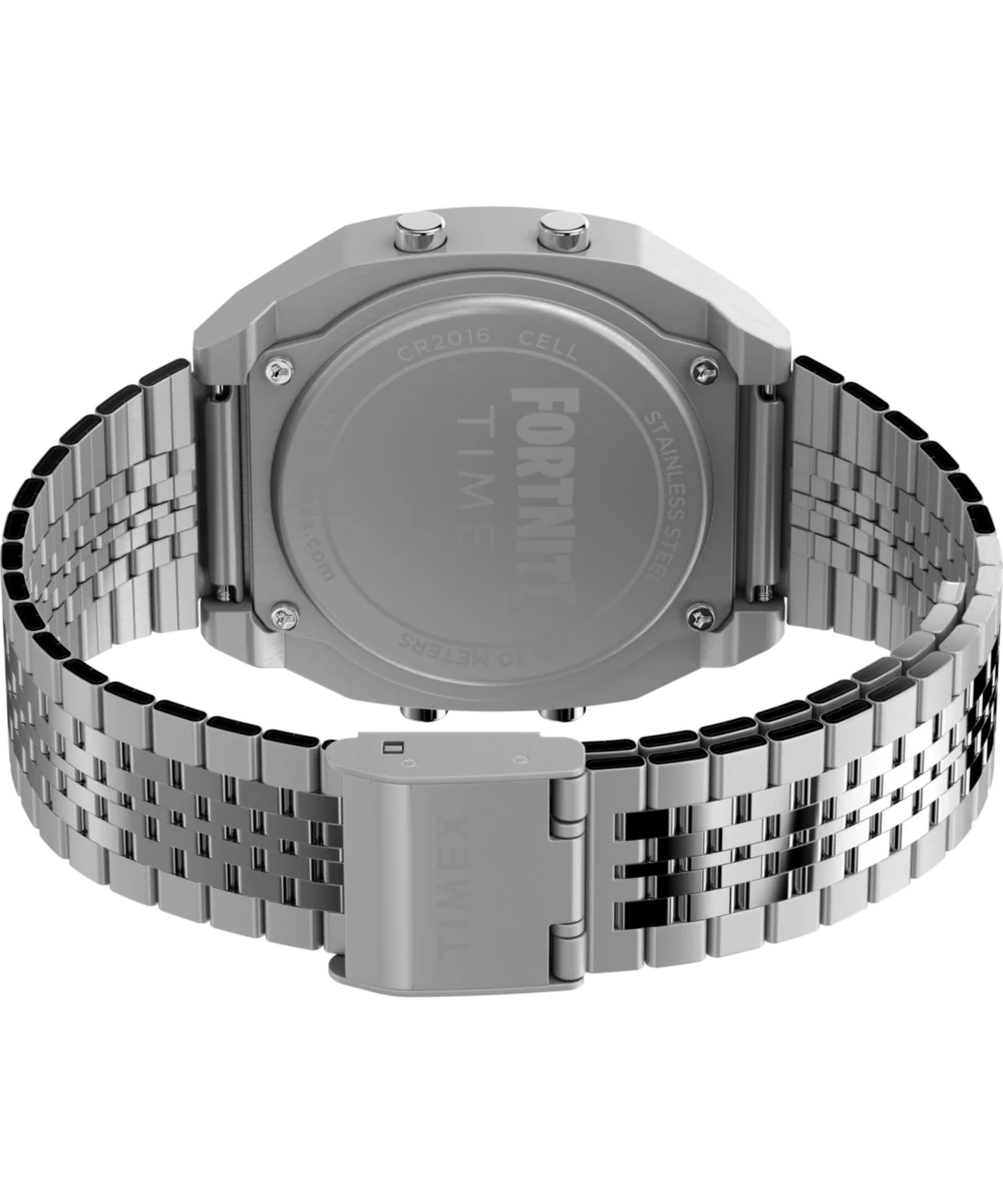 Timex x Fortnite T80 36mm Stainless Steel Bracelet Watch - Image 5