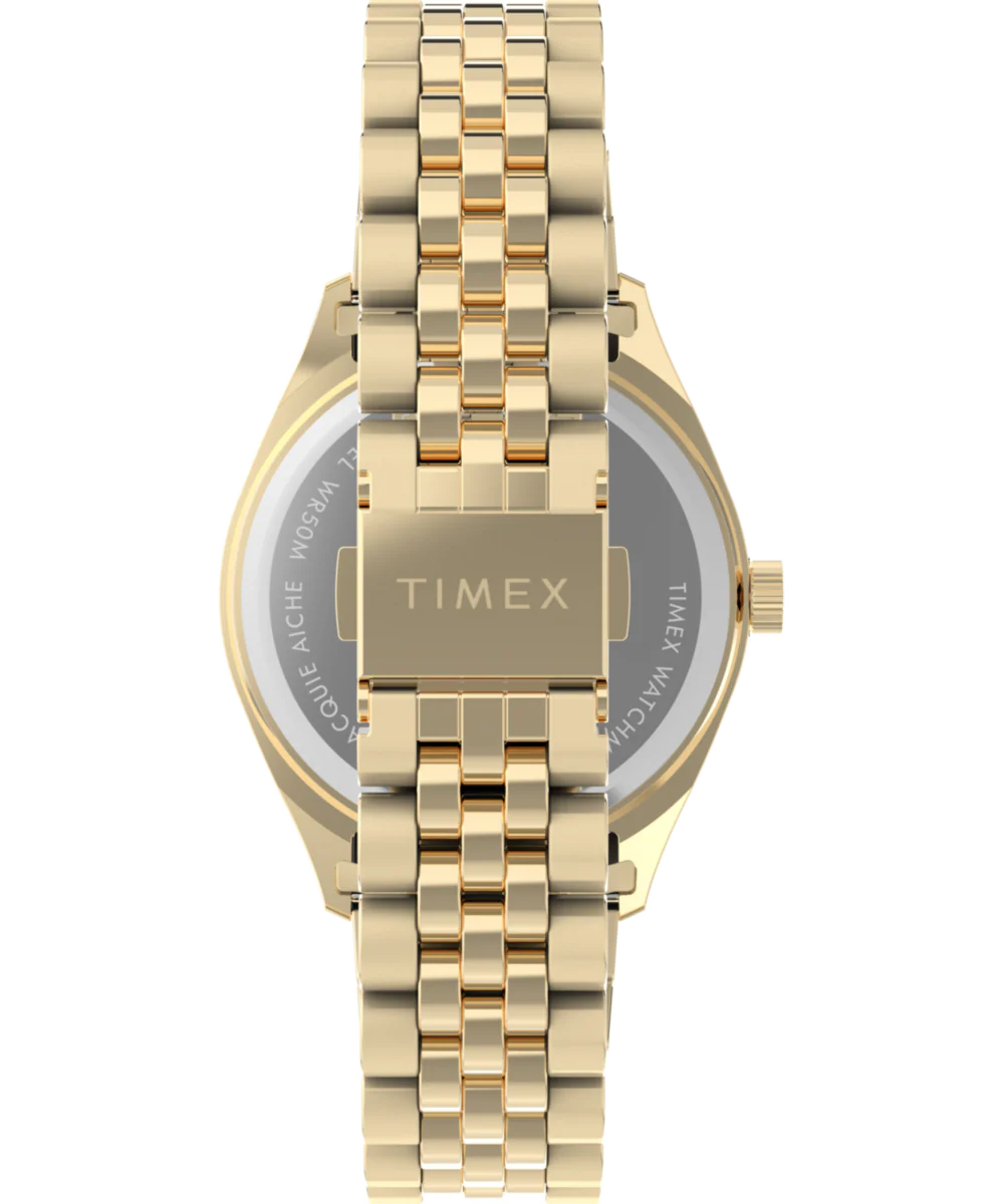 Timex x Jacquie Aiche Guiding Light 36mm Stainless Steel Bracelet Watch - Image 4