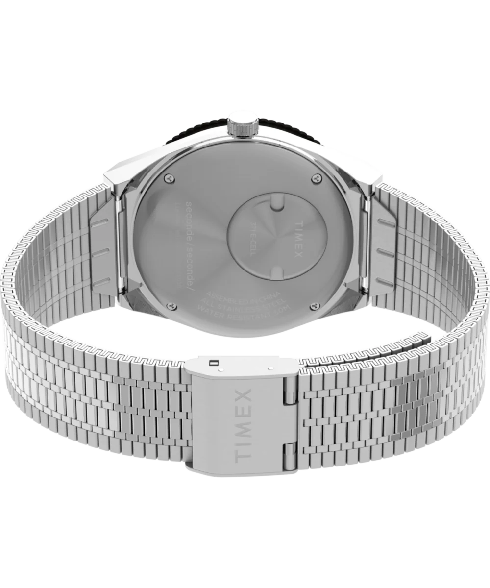 Timex x seconde/seconde/ 38mm Stainless Steel Bracelet Watch - Image 5