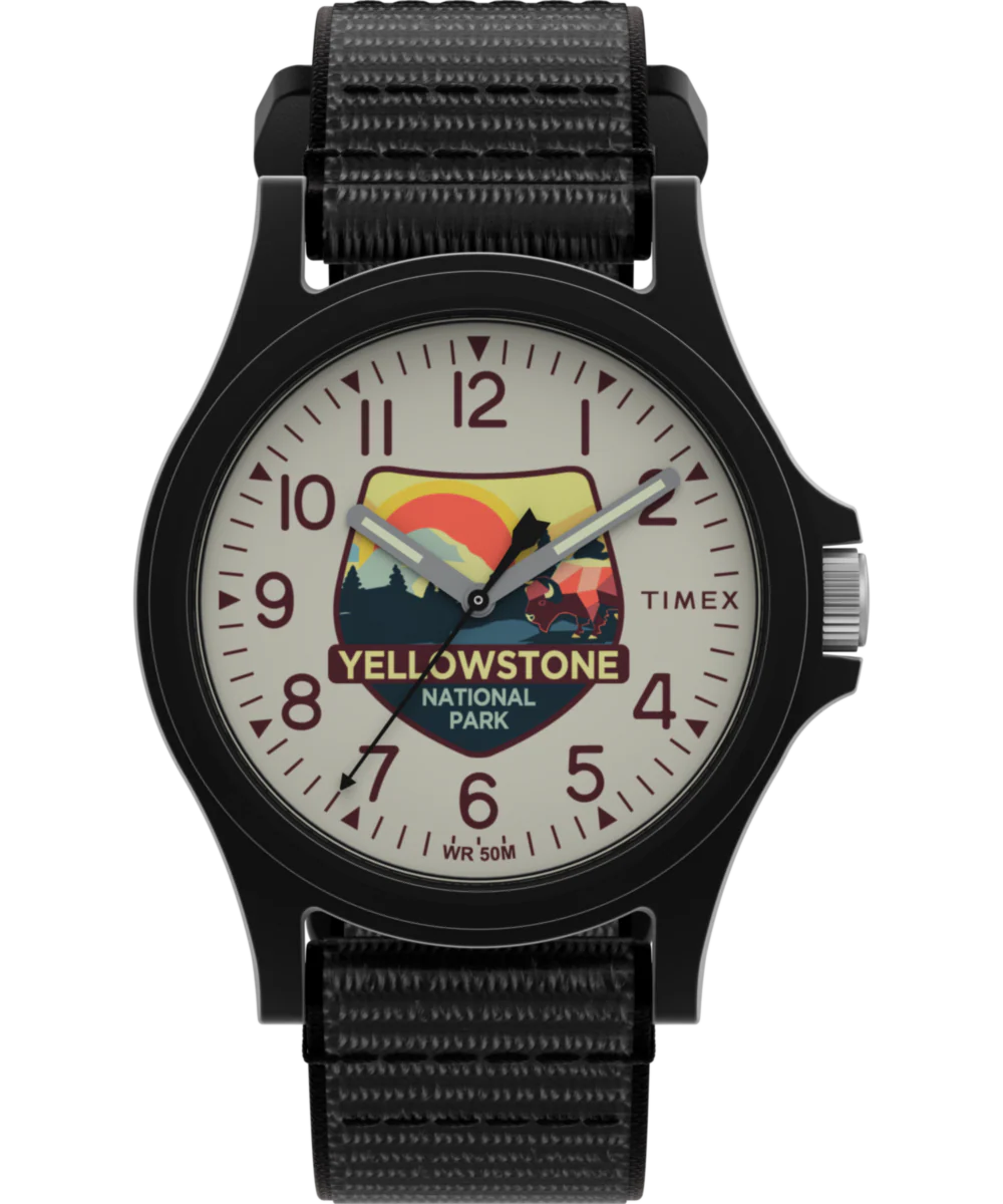 Timex Yellowstone National Park 40mm Fabric Strap Watch