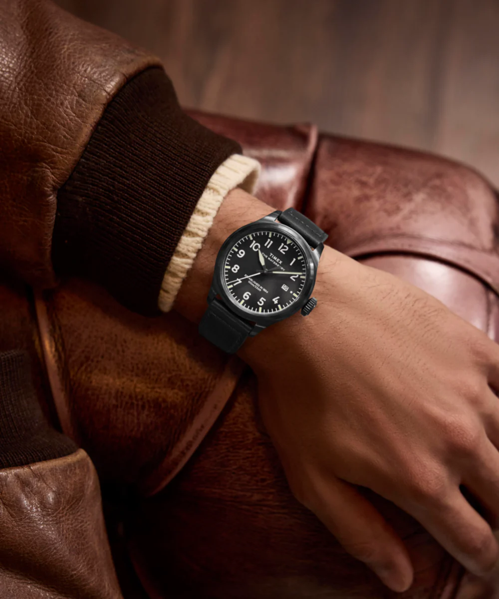Waterbury Ace 41mm Leather Strap Watch - Image 2