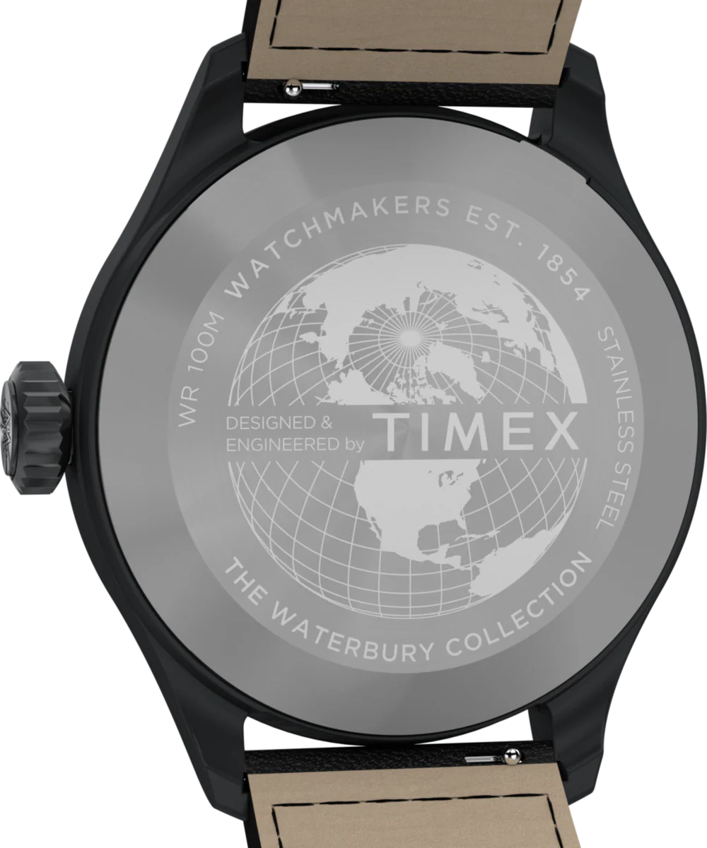 Waterbury Ace 41mm Leather Strap Watch - Image 5