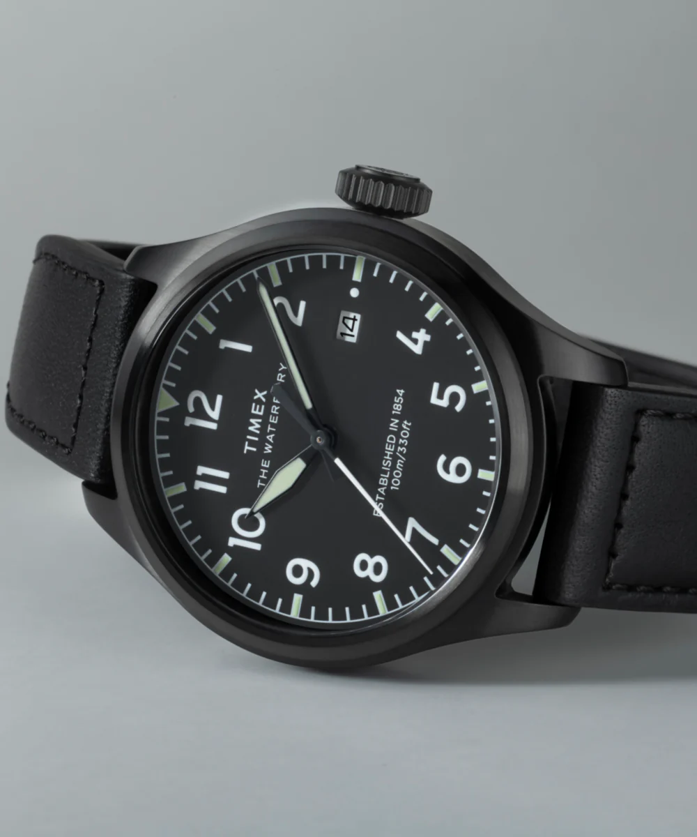 Waterbury Ace 41mm Leather Strap Watch - Image 7
