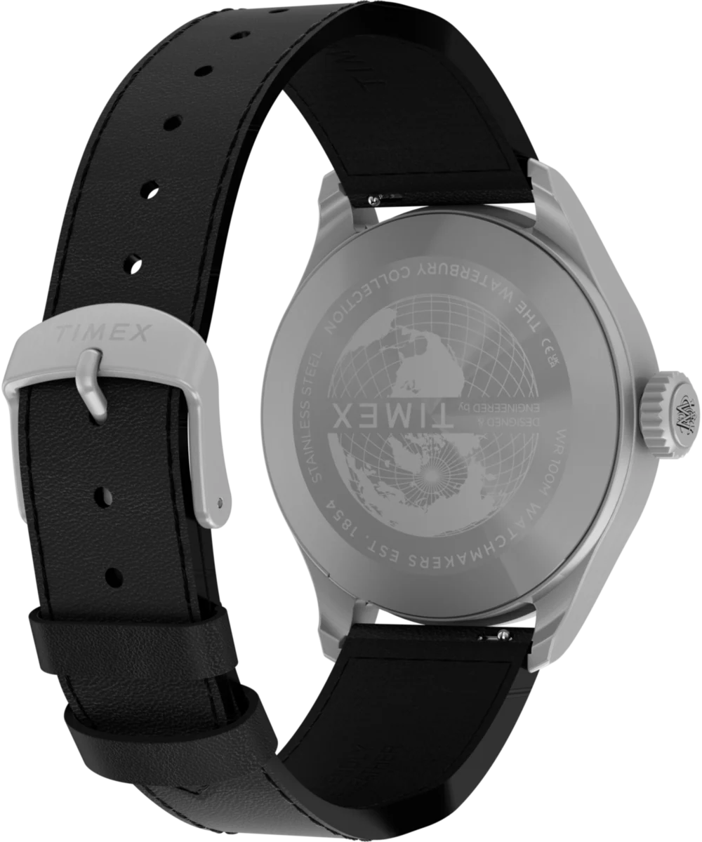 Waterbury Ace 41mm Leather Strap Watch - Image 6