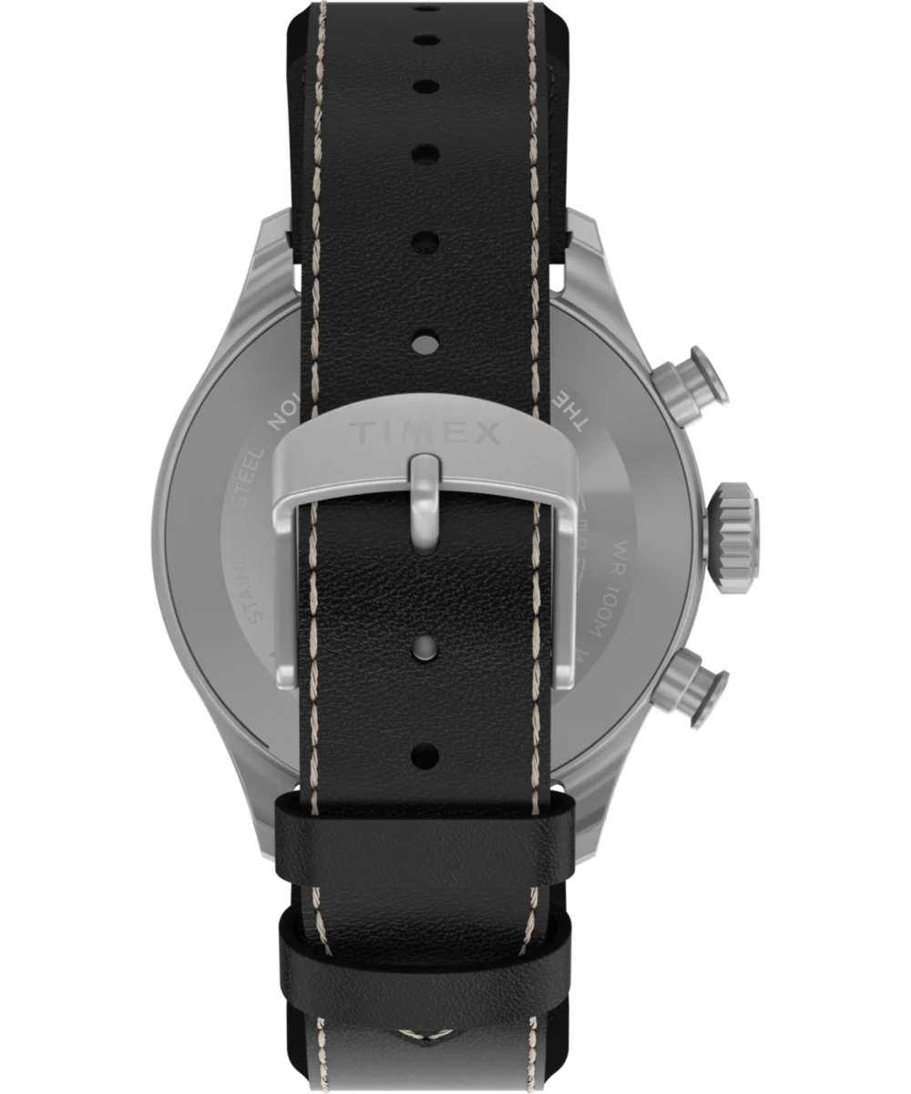 Waterbury Ace Chronograph 41mm Leather Strap Watch - Image 3