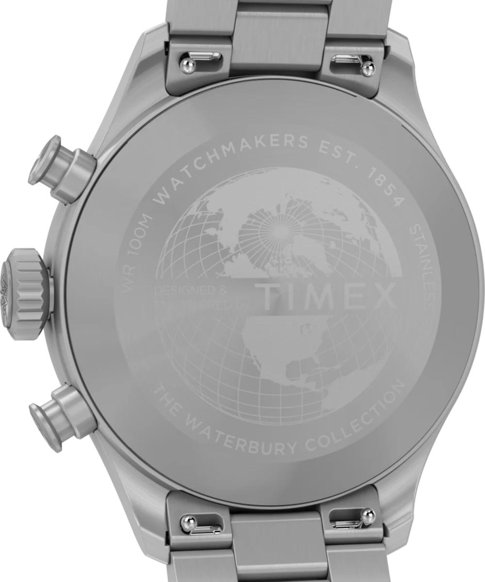 Waterbury Ace Chronograph 41mm Stainless Steel Bracelet Watch - Image 5