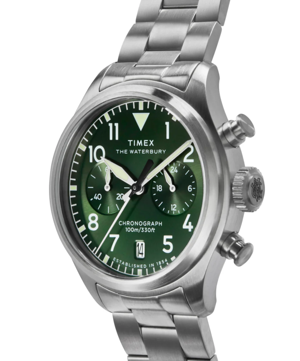 Waterbury Ace Chronograph 41mm Stainless Steel Bracelet Watch - Image 7