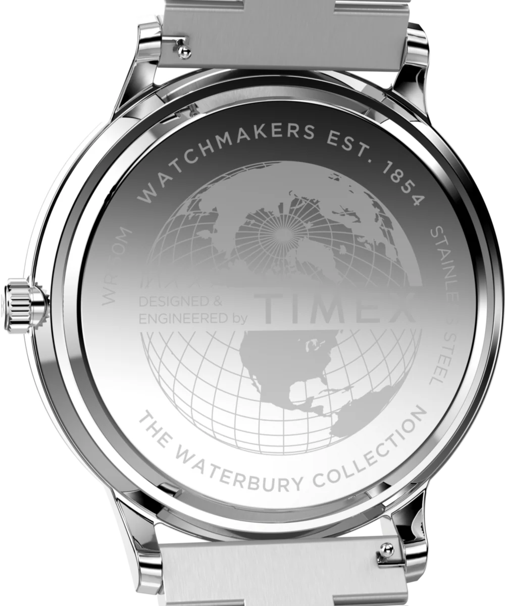 Waterbury Classic Moon Phase 40mm Stainless Steel Bracelet Watch  - Image 5