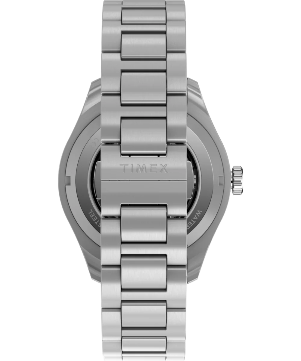 Waterbury Heritage Automatic GMT 41.5mm Stainless Steel Bracelet Watch - Image 3