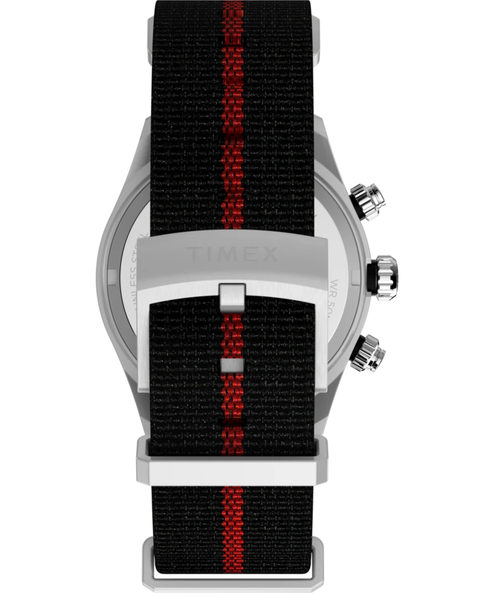 Waterbury Heritage Chronograph 39mm Fabric Strap Watch - Image 3