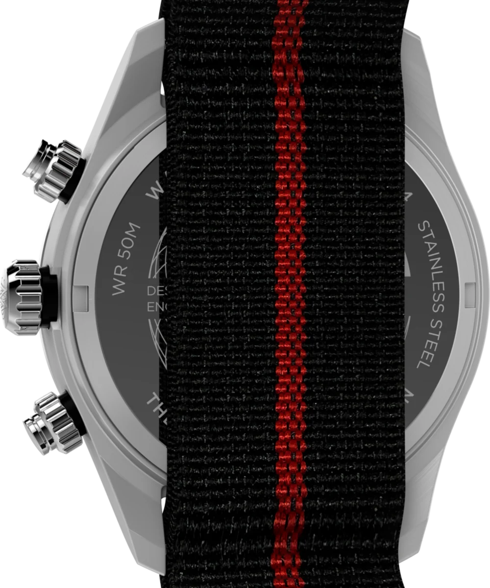 Waterbury Heritage Chronograph 39mm Fabric Strap Watch - Image 4