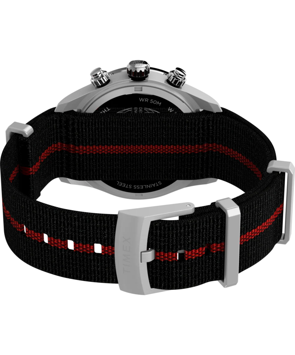 Waterbury Heritage Chronograph 39mm Fabric Strap Watch - Image 5