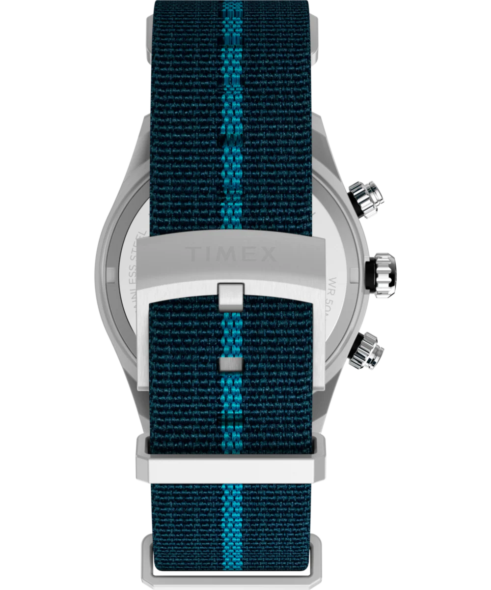Waterbury Heritage Chronograph 39mm Fabric Strap Watch - Image 3