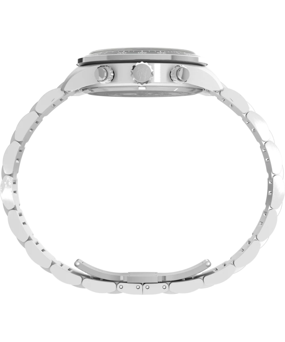 Waterbury Heritage Chronograph 39mm Stainless Steel Bracelet Watch - Image 4