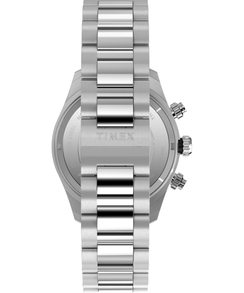 Waterbury Heritage Chronograph 39mm Stainless Steel Bracelet Watch - Image 5
