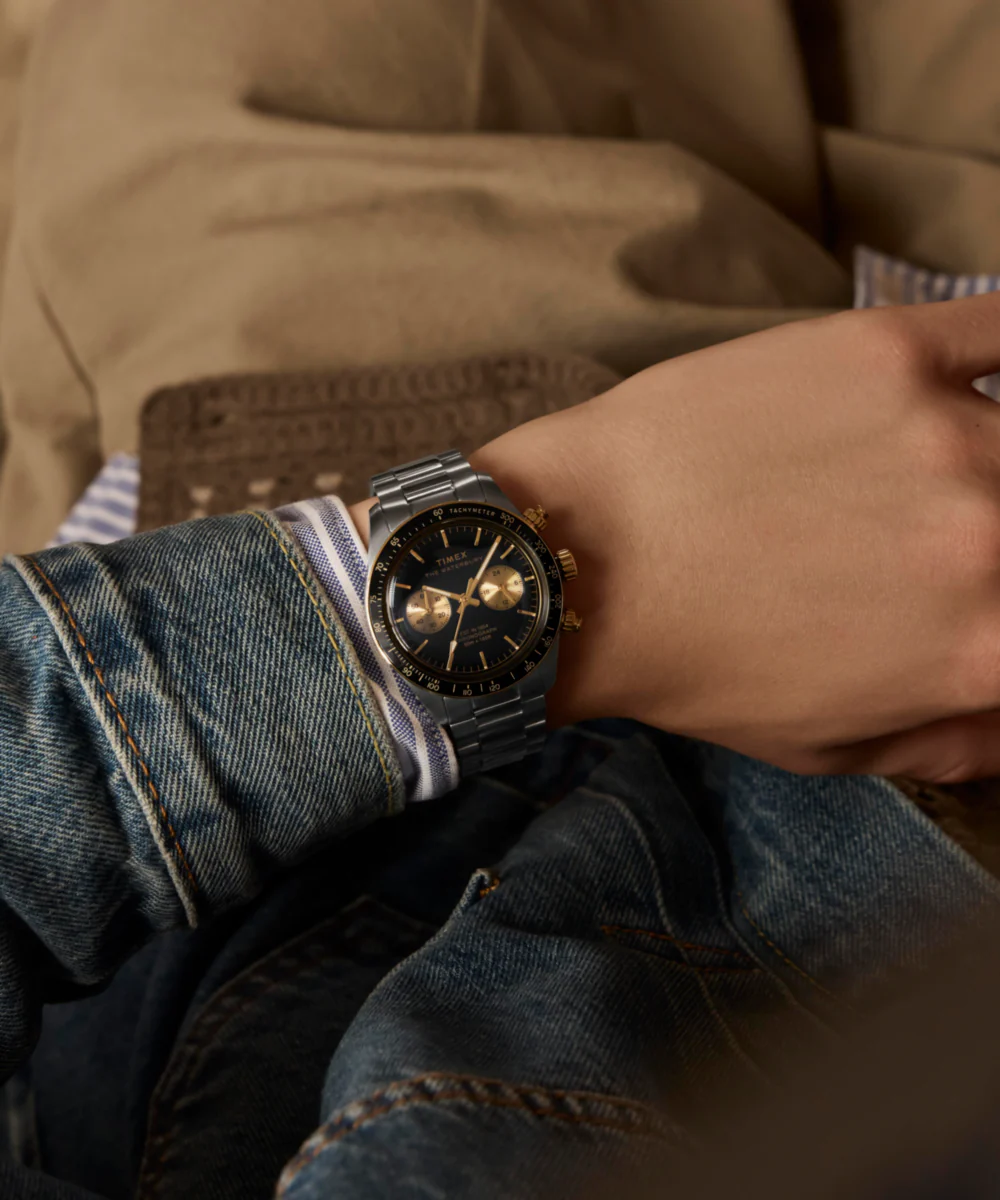 Waterbury Heritage Chronograph 39mm Stainless Steel Bracelet Watch - Image 10