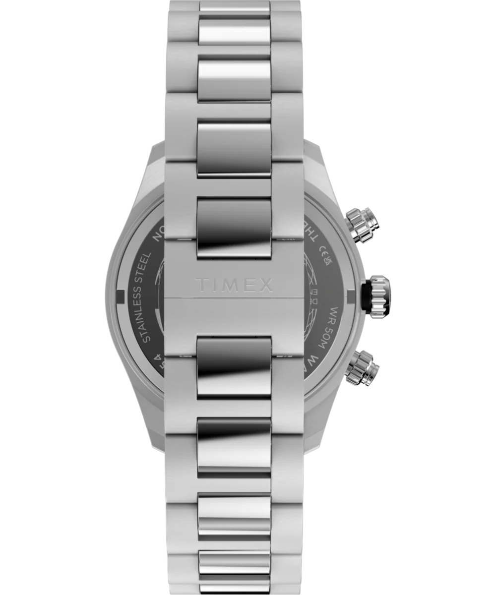 Waterbury Heritage Chronograph 39mm Stainless Steel Bracelet Watch - Image 4