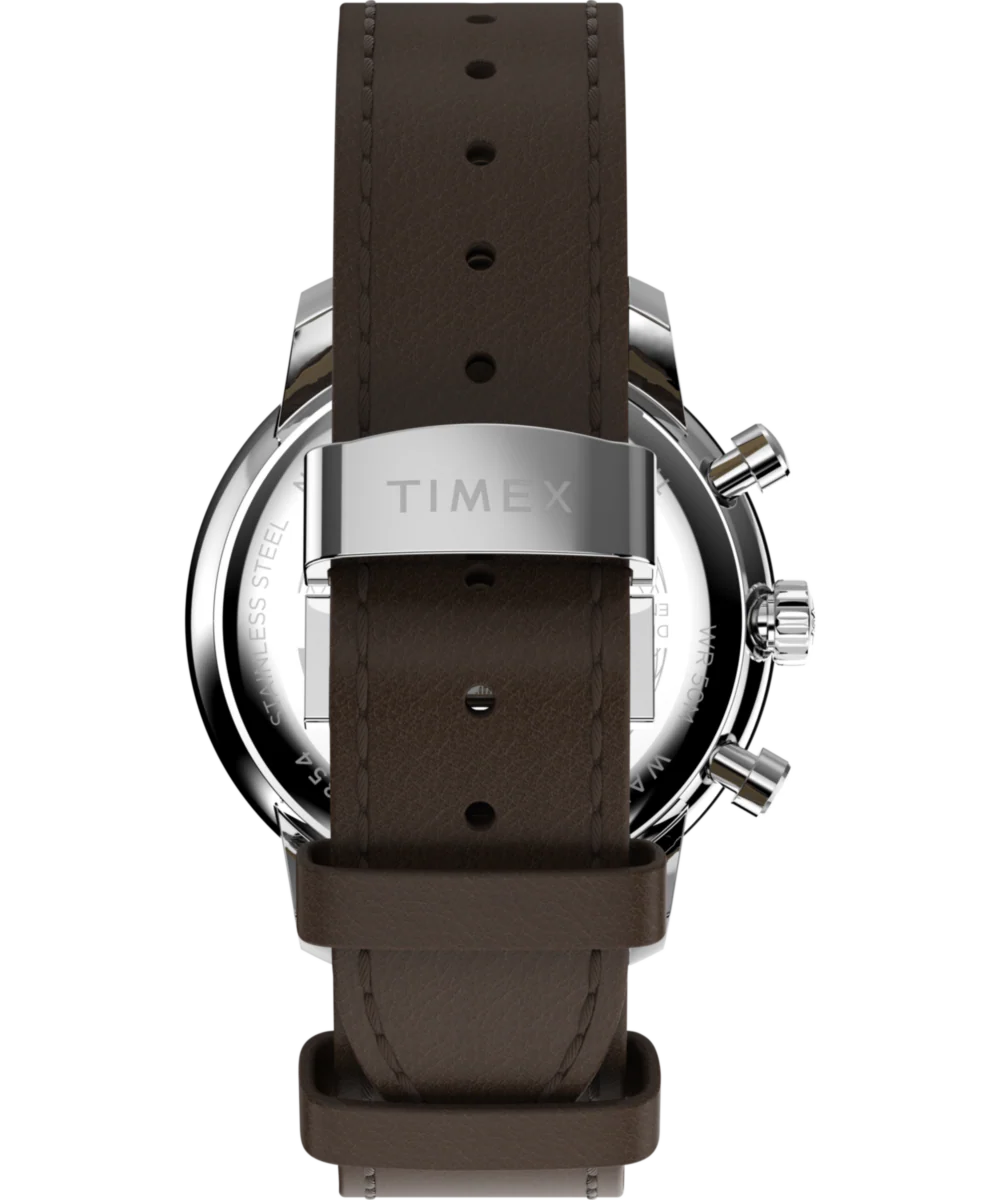 Waterbury Metropolitan Chronograph 41mm Leather Strap Watch - Image 4