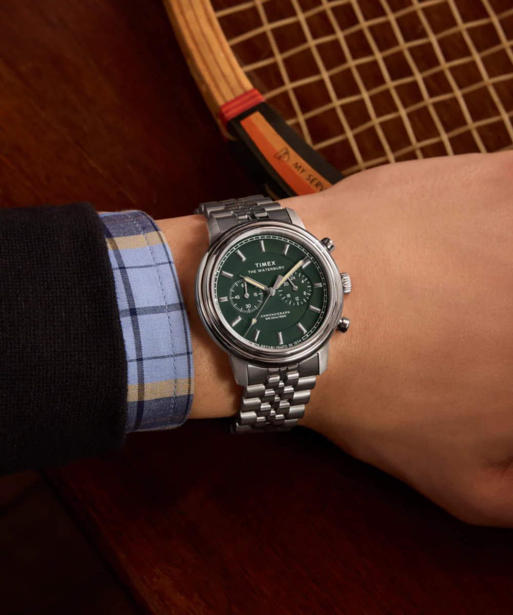 Waterbury Metropolitan Chronograph 41mm Stainless Steel Bracelet Watch - Image 2