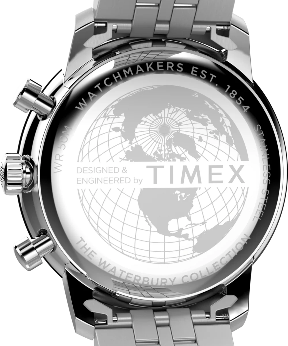 Waterbury Metropolitan Chronograph 41mm Stainless Steel Bracelet Watch - Image 5