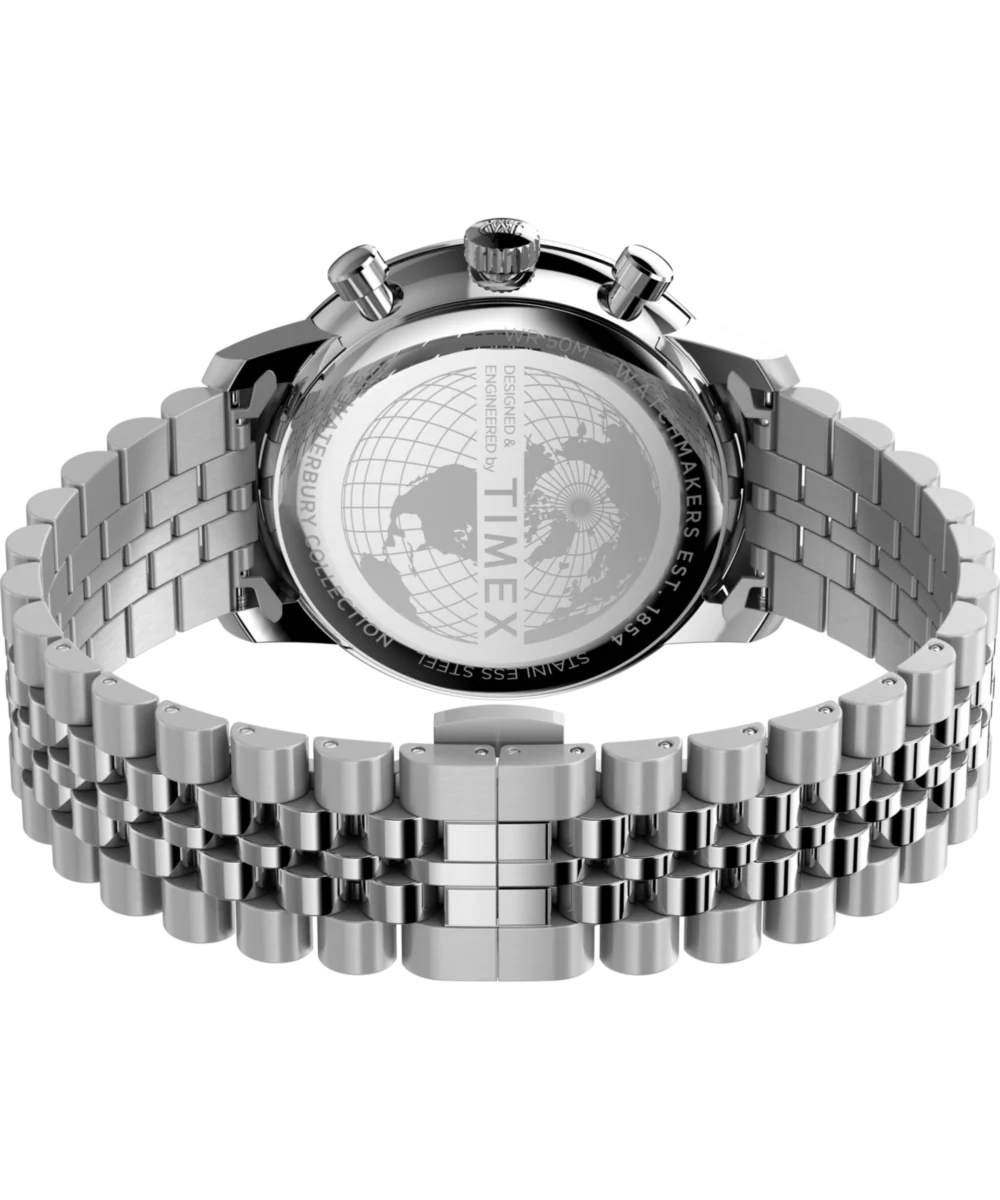 Waterbury Metropolitan Chronograph 41mm Stainless Steel Bracelet Watch - Image 6