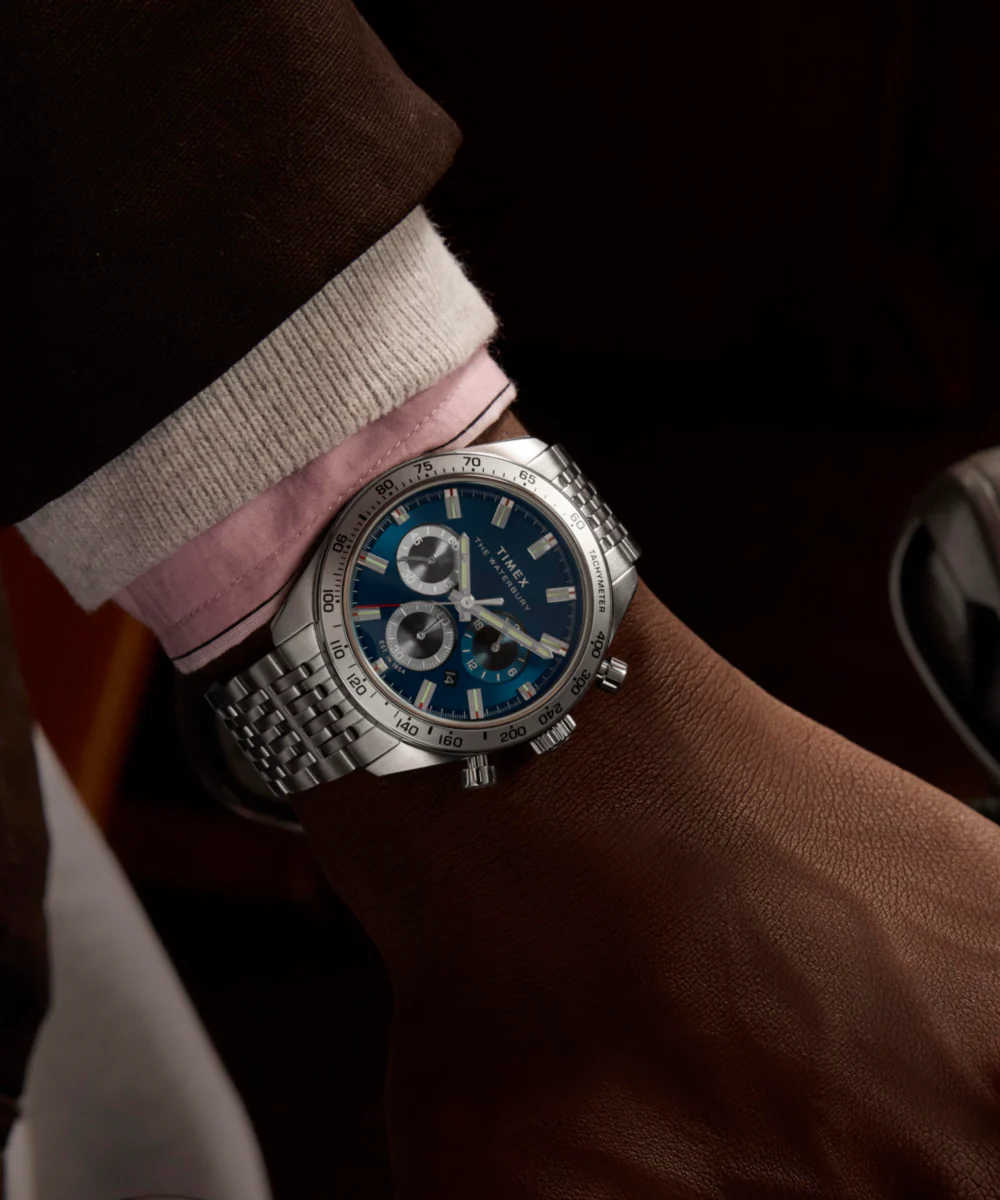 Waterbury Traditional Chronograph 41mm Stainless Steel Bracelet Watch - Image 2
