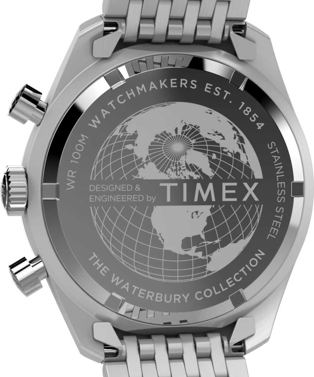 Waterbury Traditional Chronograph 41mm Stainless Steel Bracelet Watch - Image 5