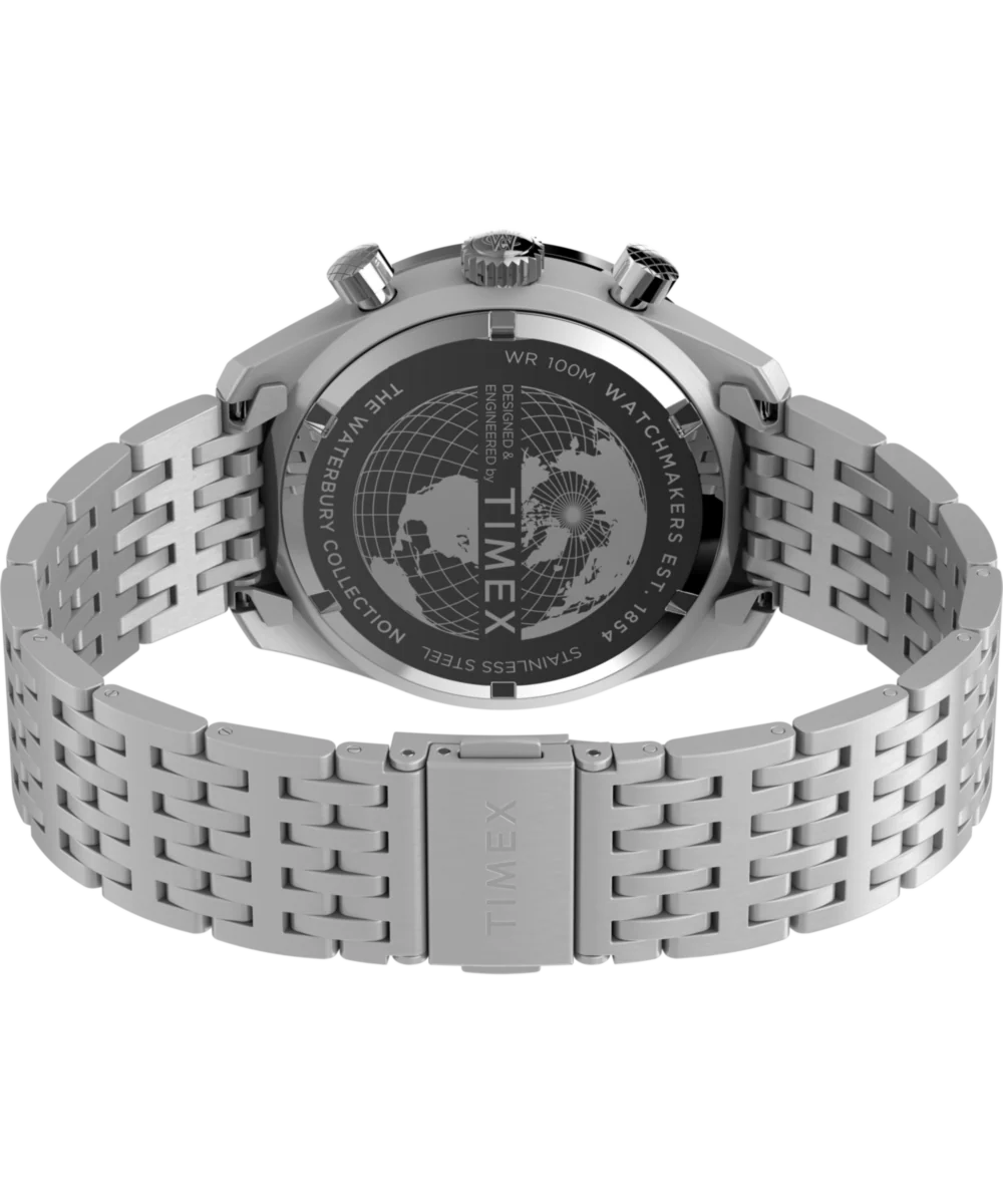 Waterbury Traditional Chronograph 41mm Stainless Steel Bracelet Watch - Image 6