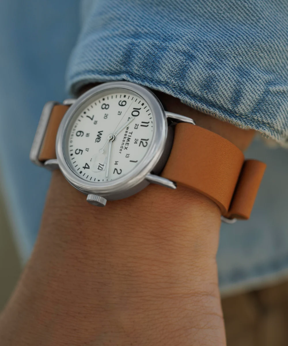 Weekender 37mm Leather Strap Watch - Image 10