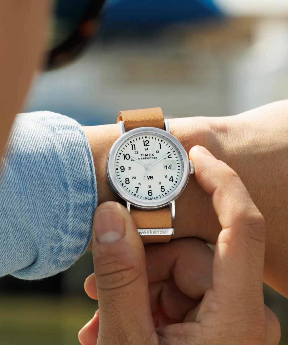 Weekender 37mm Leather Strap Watch - Image 2