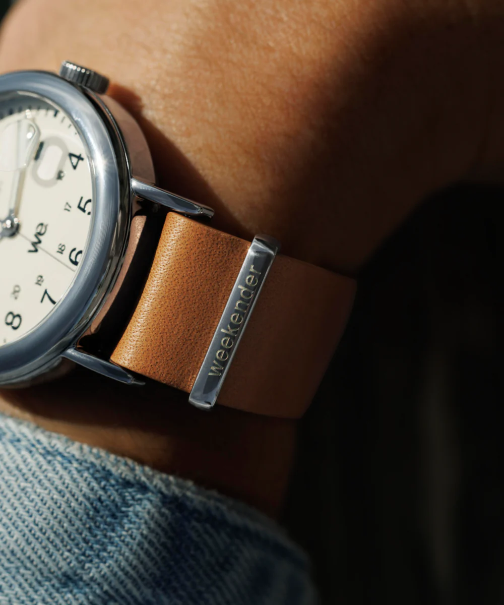 Weekender 37mm Leather Strap Watch - Image 3