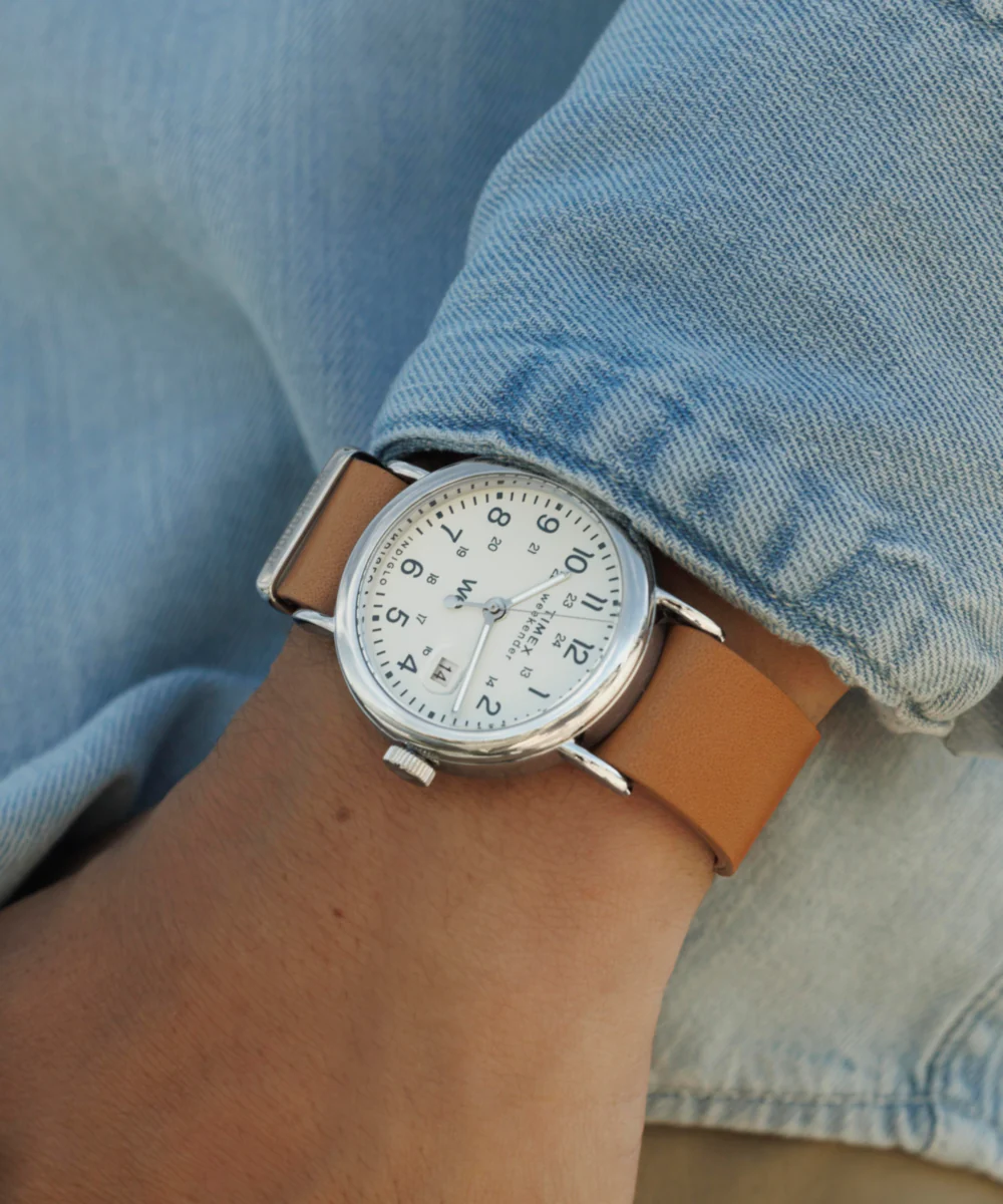 Weekender 37mm Leather Strap Watch - Image 4