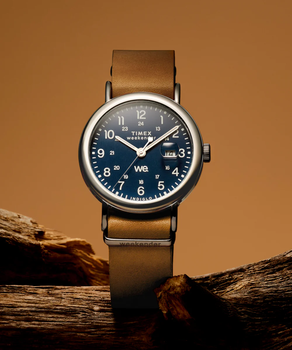 Weekender 40mm Leather Strap Watch - Image 10