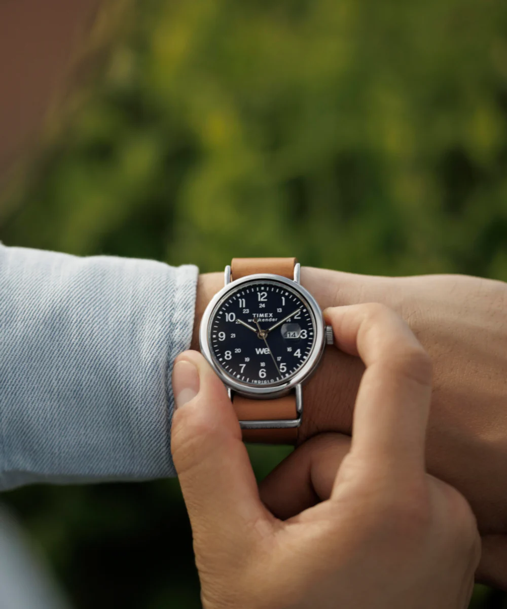 Weekender 40mm Leather Strap Watch - Image 13