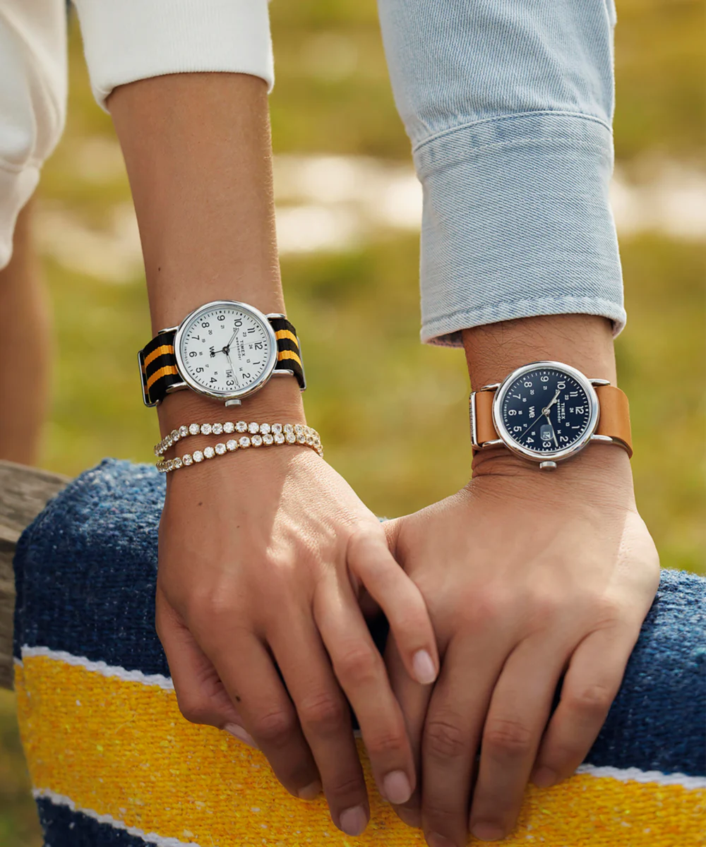Weekender 40mm Leather Strap Watch - Image 14