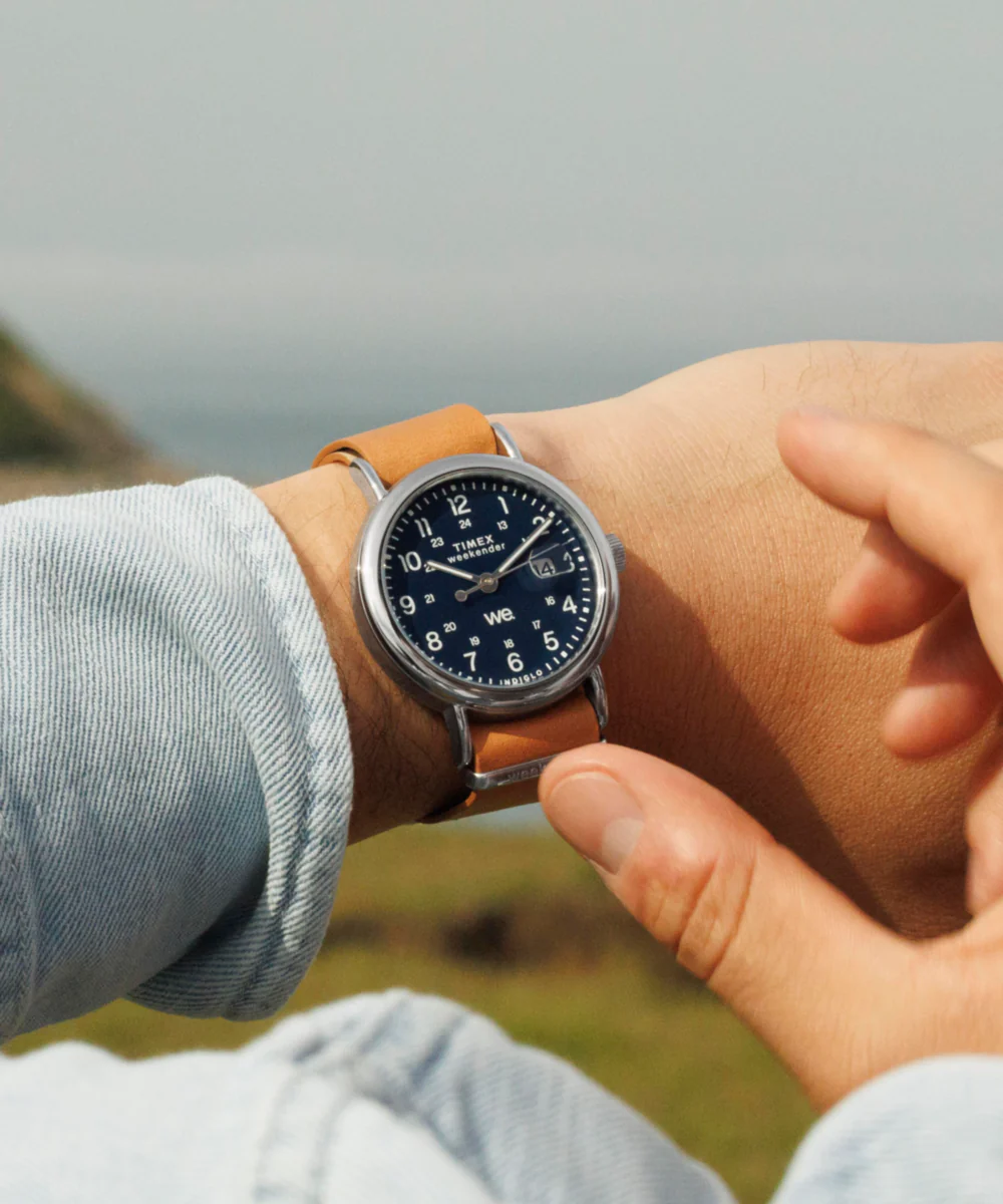 Weekender 40mm Leather Strap Watch - Image 3