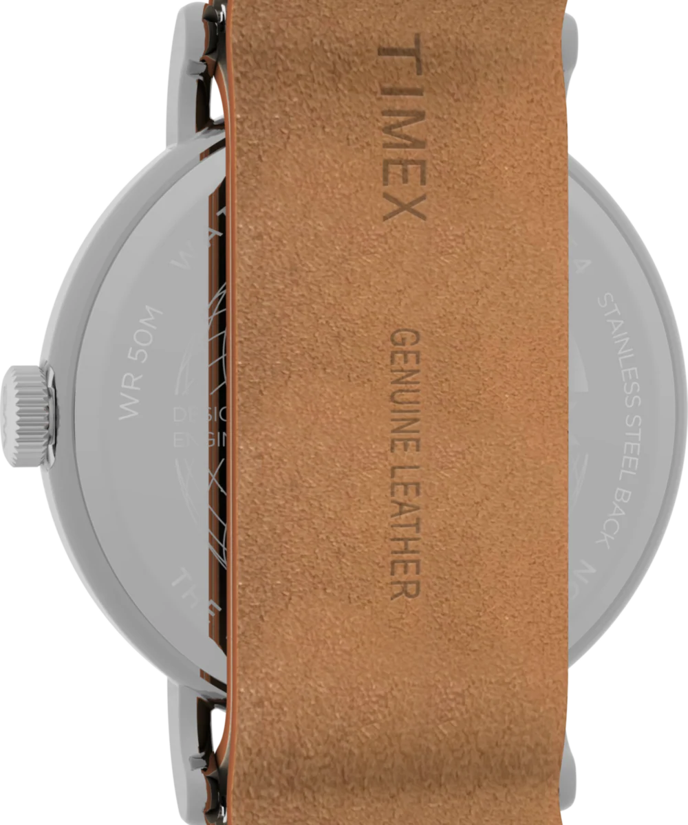 Weekender 40mm Leather Strap Watch - Image 7