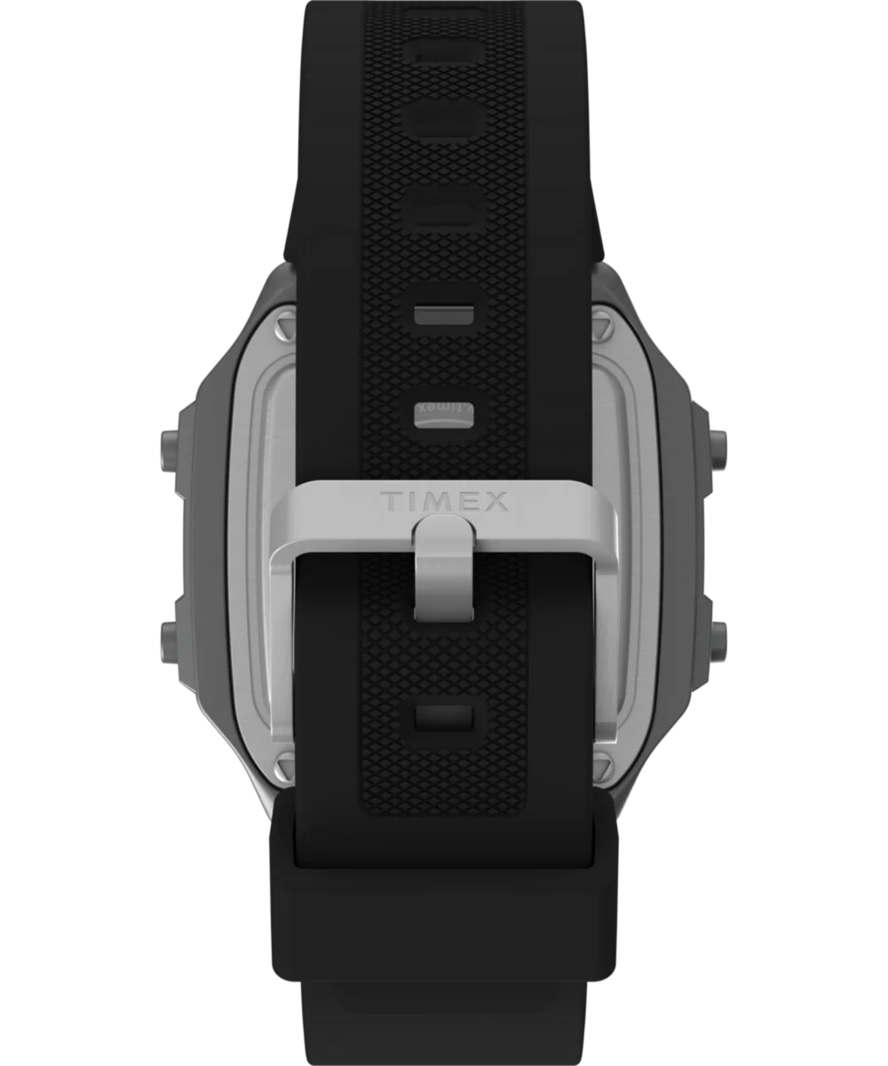 World Time Digital 40mm Resin Strap Watch - Image 3