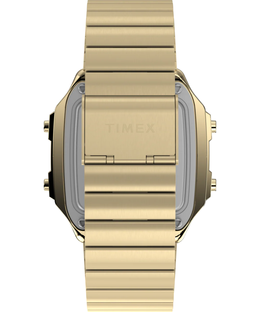 World Time Digital 40mm Stainless Steel Bracelet Watch - Image 3
