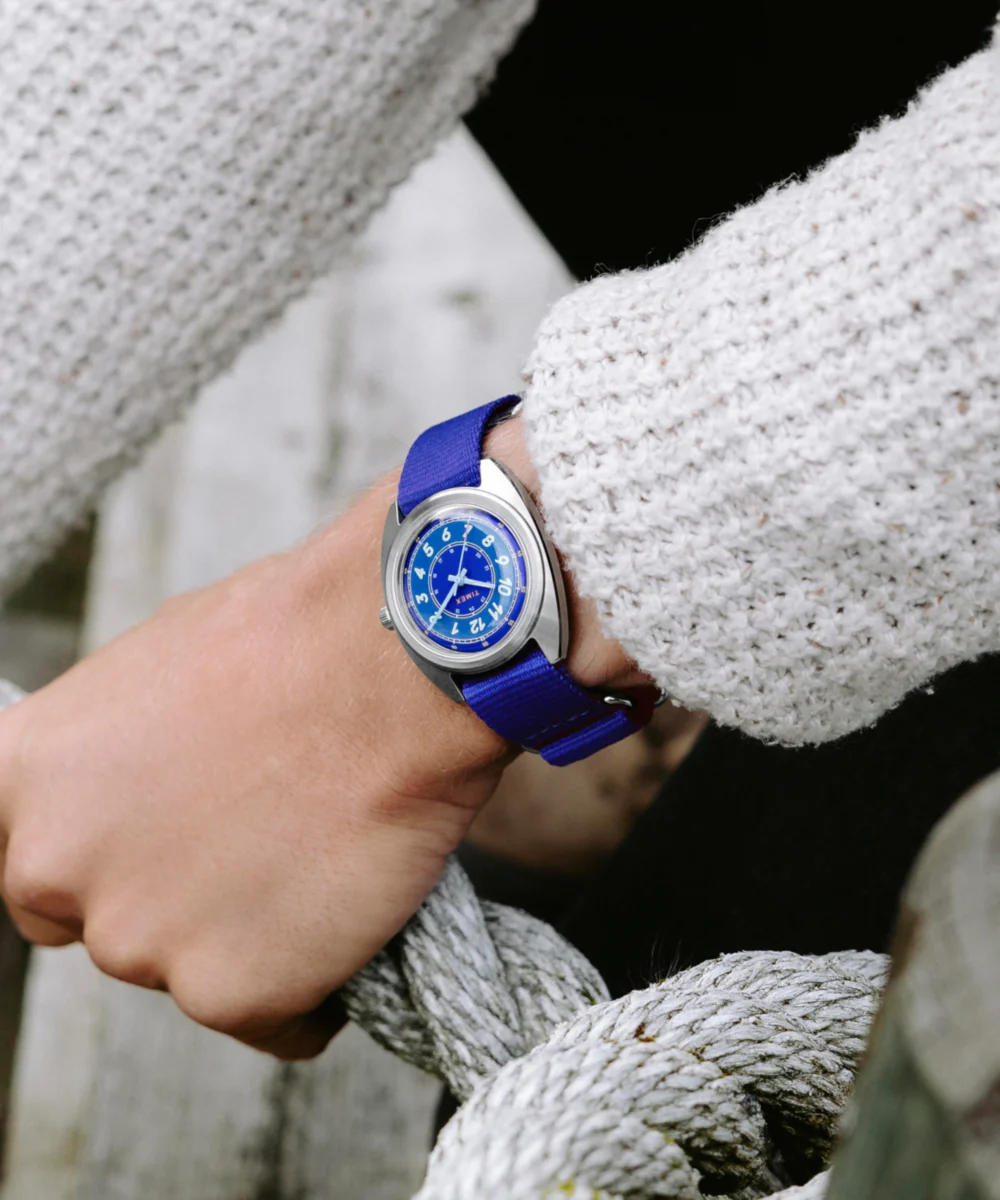 Worn & Wound x Timex Whirlpool 37mm Fabric Strap Watch - Image 3